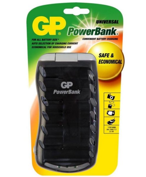 GP Powerbank universele oplader zwart