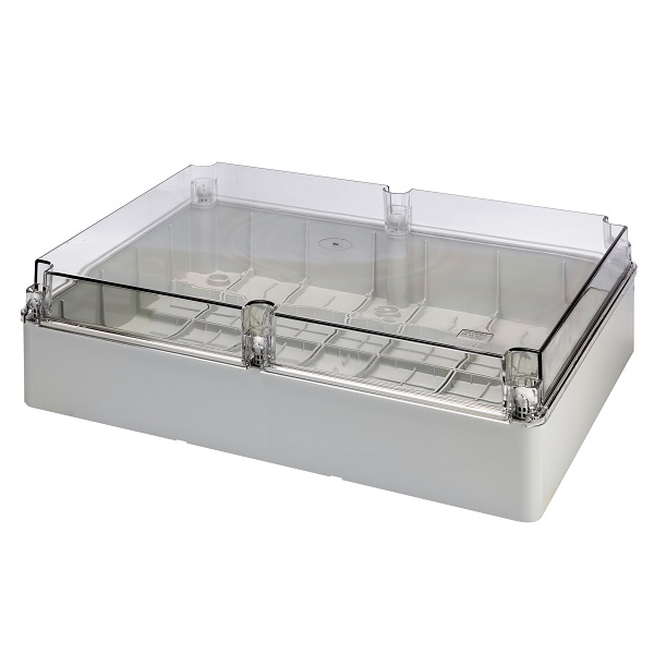 Gewiss GW44431 460x380x120 IP56 kast met helder deksel zonder montage plaat
