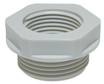 Wiska kunststof reduceerring KRM25/16 M25 buitendraad - M16 binnendraad